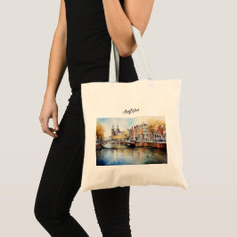 Bolsa Tote Amesterdã - Charme Artístico da Cidade Neerlandesa