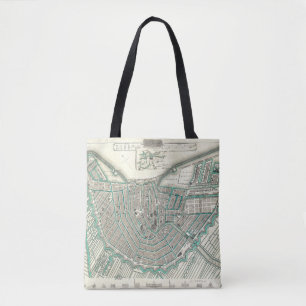 Bolsa Tote Amesterdã, Países Baixos ・ Mapa do Plano Munic