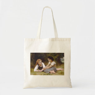 Bolsa Tote Amigas Coletando Nozes, Les Noisettes Bouguereau