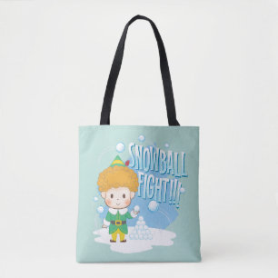 Bolsa Tote Amigo, a Luta do Elf Snowball!