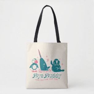 Bolsa Tote Amigos Animais - Tchau Amigo Espero Que Encontrem 
