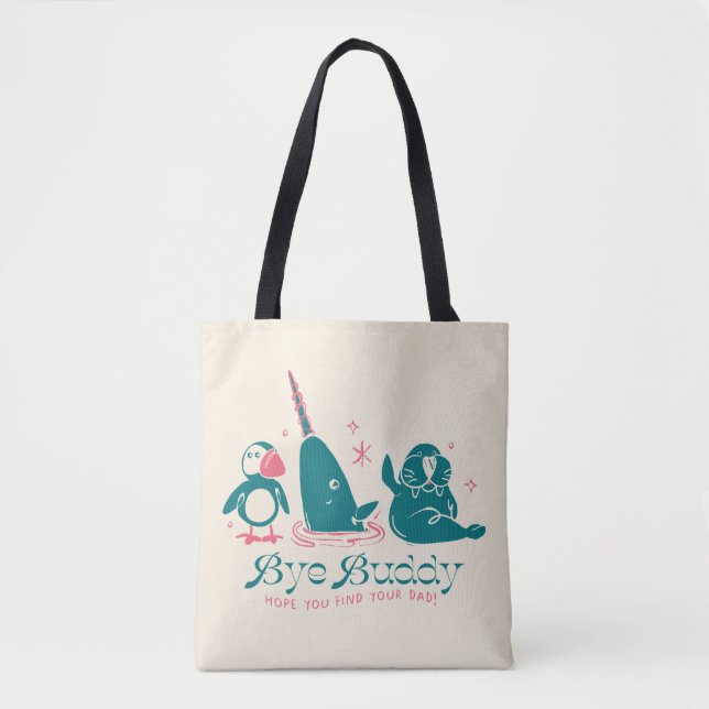 Bolsa Tote Amigos Animais - Tchau Amigo Espero Que Encontrem  (Frente)