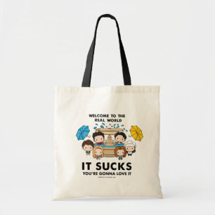 Bolsa Tote AMIGOS™  Bem-vindo ao Chibi do Mundo Real