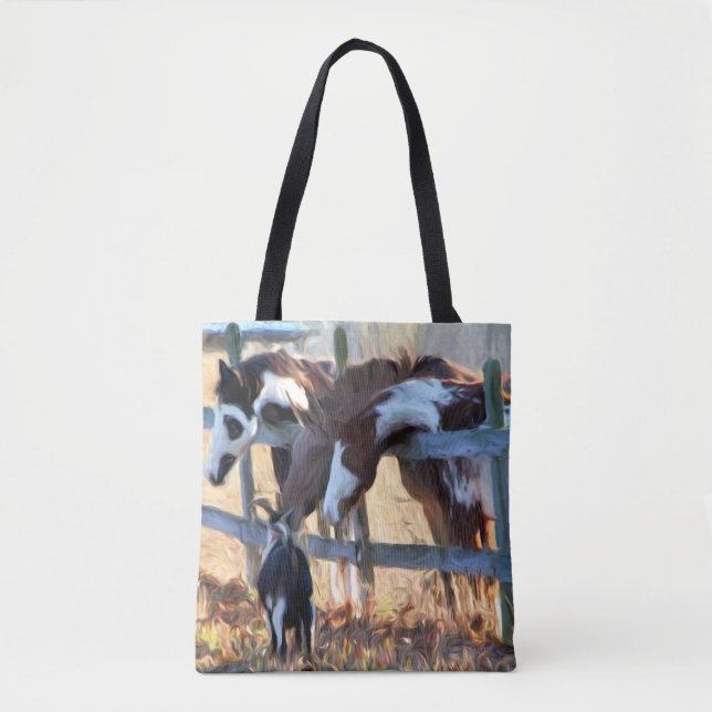 Bolsa Tote Amigos Cercados (Frente)