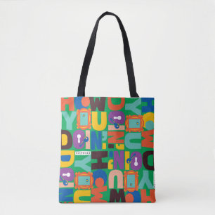 Bolsa Tote AMIGOS™ Como você faz um padrão vibrante