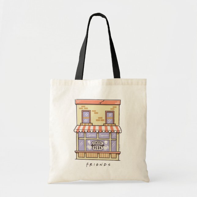 Bolsa Tote AMIGOS™ | Compro de Café de Cartoon Central Perk (Frente)