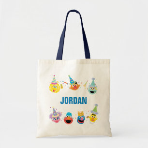 Bolsa Tote Amigos da Rua Sésamo Confete Aniversário