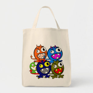 Bolsa Tote Amigos do monstro do Dia das Bruxas