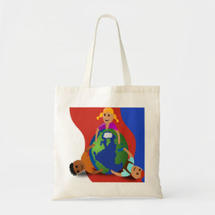 Bolsa Tote Amigos em todo o mundo -