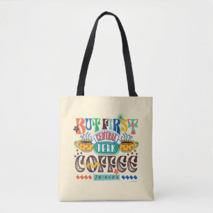 Bolsa Tote AMIGOS™ Mas Primeiro Gráfico Vibrante De Café