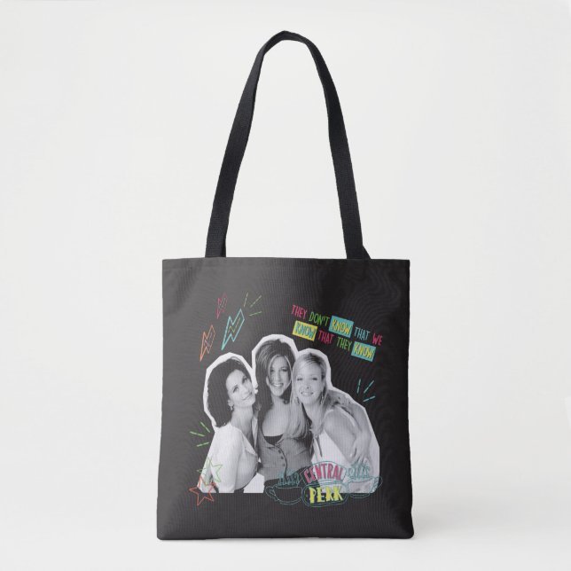 Bolsa Tote AMIGOS™ | Monica, Rachel e Phoebe (Frente)