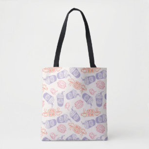 Bolsa Tote AMIGOS™   Padrão de Perk Central Pastel