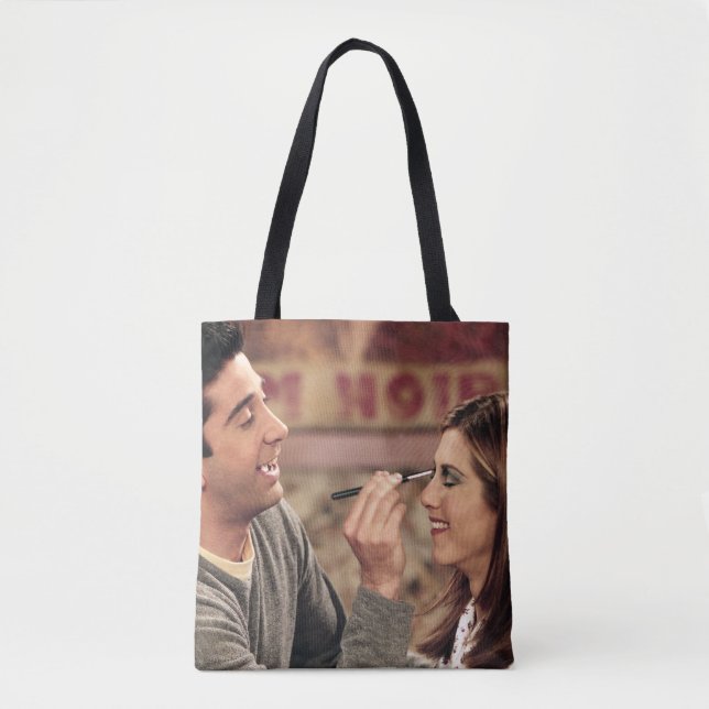 Bolsa Tote AMIGOS™ | Ross faz a maquiagem de Rachel (Frente)