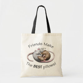 Bolsa Tote Amigos são os MELHORES travesseiros! - rato