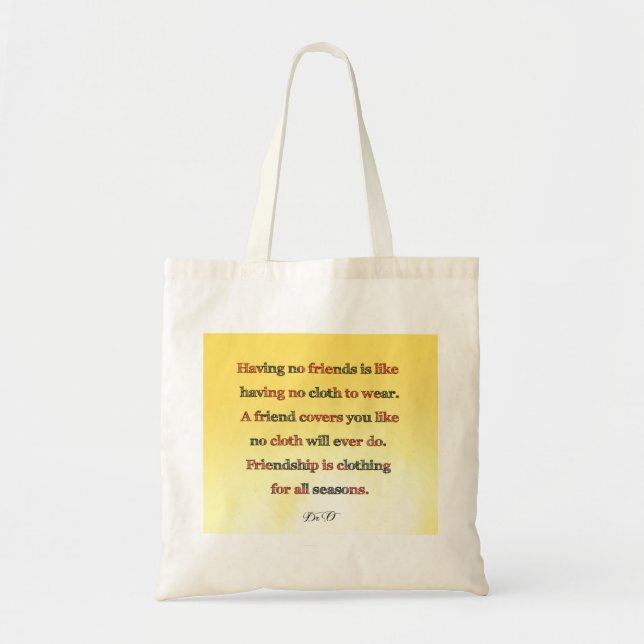Bolsa Tote Amizade (Frente)