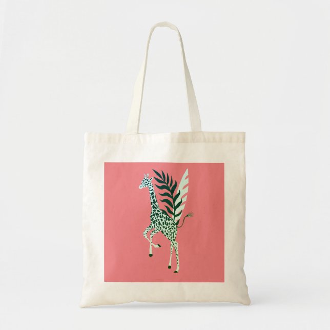 Bolsa Tote Amizade Animal - Girafa (Frente)