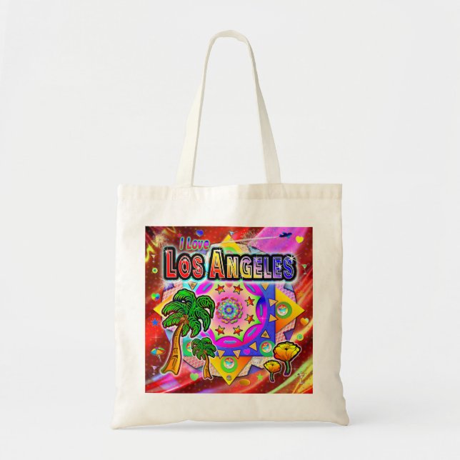 Bolsa Tote Amo Los Angeles Tropical Amigos Tote Bag (Frente)
