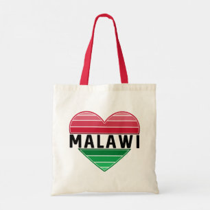 Bolsa Tote Amo Malawi, Coração Malawi