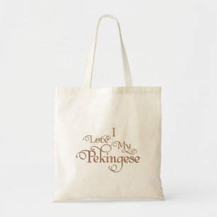 Bolsa Tote Amo Meu Pequinês