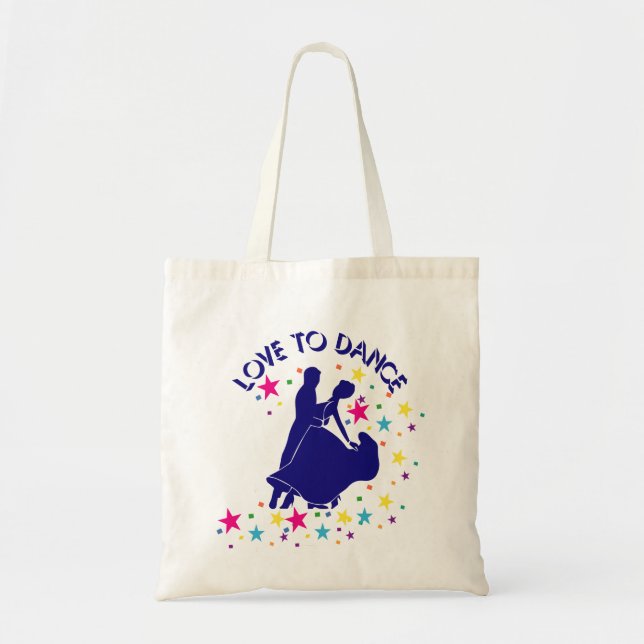 Bolsa Tote Amor à dança (Frente)