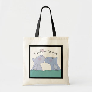 Bolsa Tote Amor à Primeira Vista Hippos