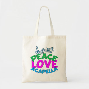 Bolsa Tote Amor Acapella da paz