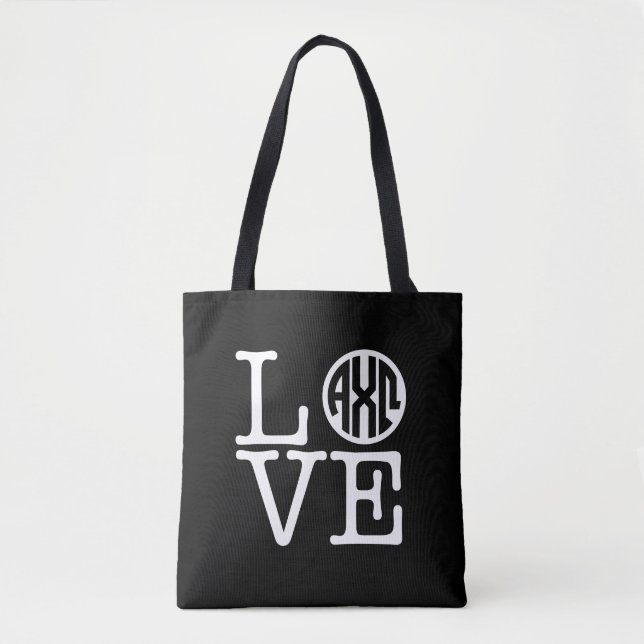 Bolsa Tote Amor alfa de Omega | do qui (Frente)