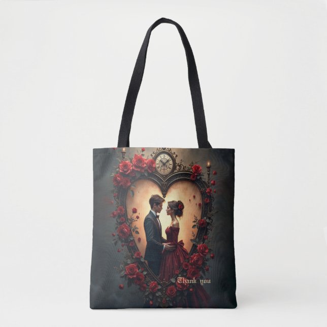 Bolsa Tote Amor Atemporal – Coleção de Casamento Vitoriano Gó (Frente)