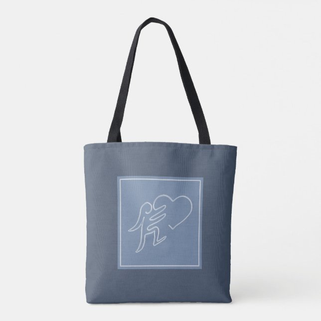 BOLSA TOTE AMOR (BLUEBERRY) (Verso)