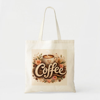 Bolsa Tote Amor Café Floral