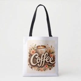 Bolsa Tote Amor Café Floral