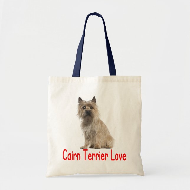 Bolsa Tote Amor Cairn Terrier Puppy Dog Beach Tote Bag (Frente)