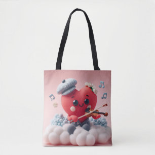 Bolsa Tote Amor com violino