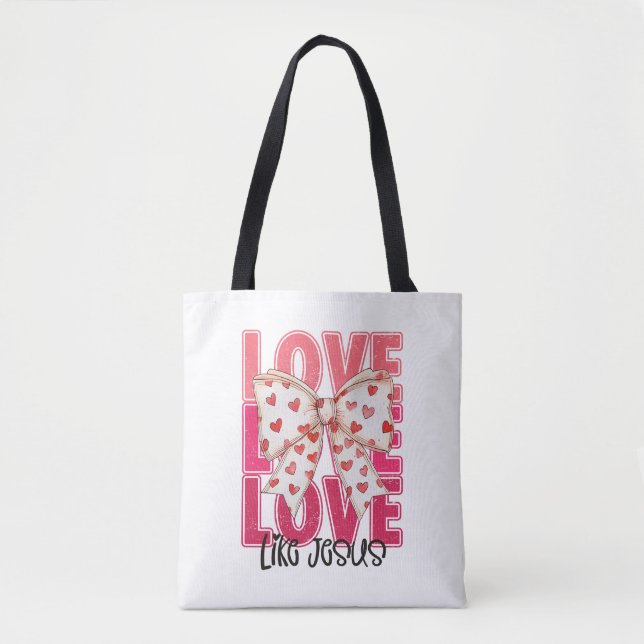 Bolsa Tote Amor como Jesus (Frente)