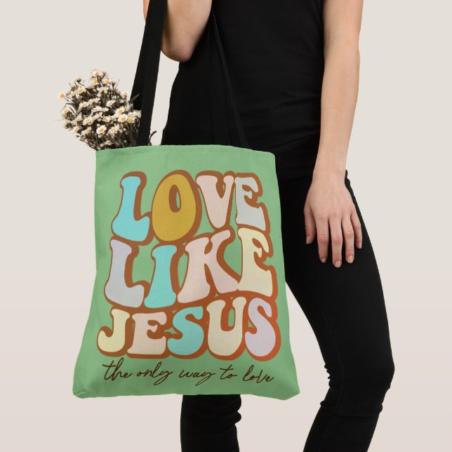 Bolsa Tote Amor Como Jesus Christian (Close Up)