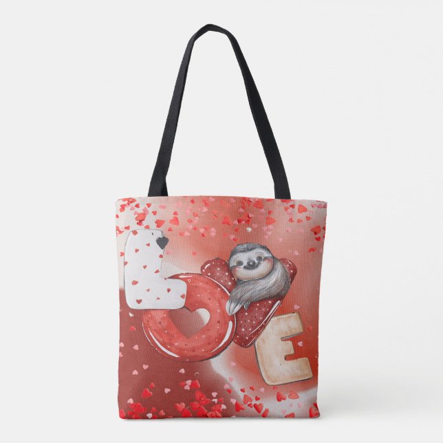 Bolsa Tote Amor, Corações E Uma Lama (Verso)