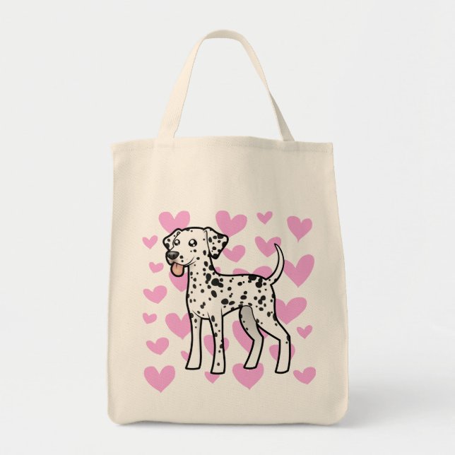 Bolsa Tote Amor Dalmatian (Frente)