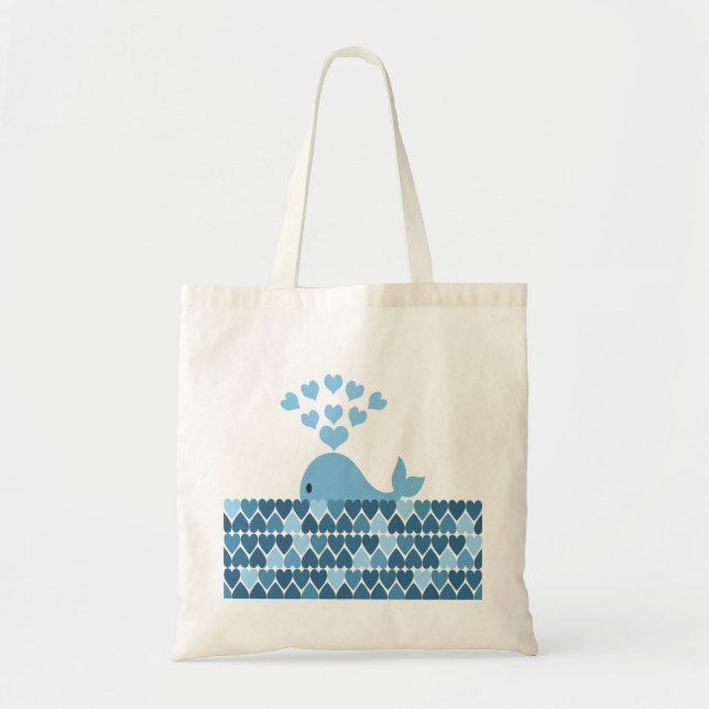 Bolsa Tote Amor de Baleia (Frente)