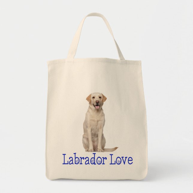 Bolsa Tote Amor De Cão-De-Cachorro Amarelo (Frente)