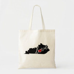 Bolsa Tote Amor de Kentucky!  Presentes para amantes das KY