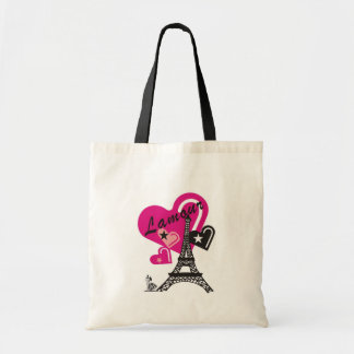 Bolsa Tote Amor de Lamour no saco de Paris