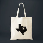Bolsa Tote Amor de Texas<br><div class="desc">Um bolsa simples e bonito para todos os amantes de Texas!</div>
