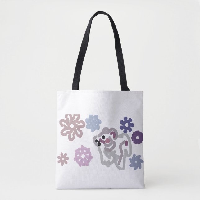 Bolsa Tote Amor de urso polar (Frente)