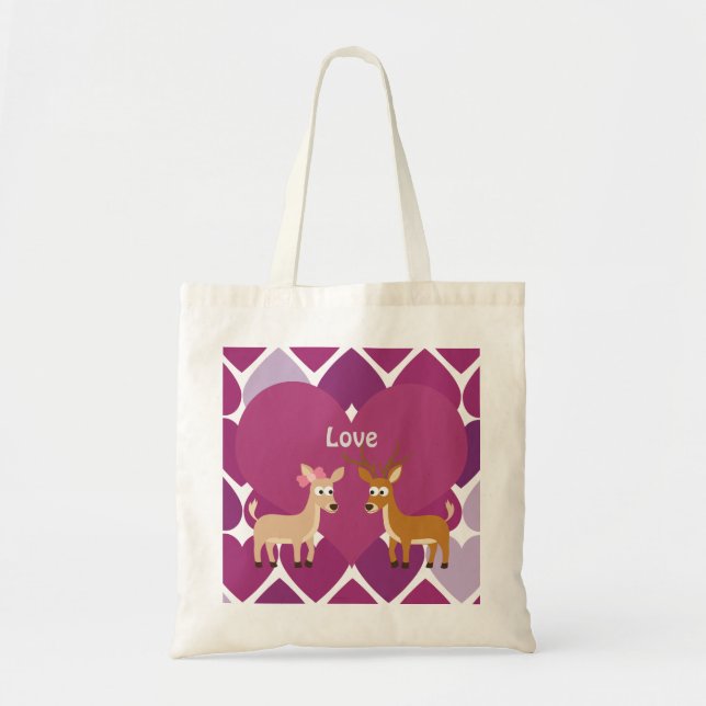 Bolsa Tote Amor de Veado (Frente)