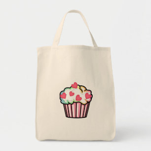 Bolsa Tote Amor do cupcake