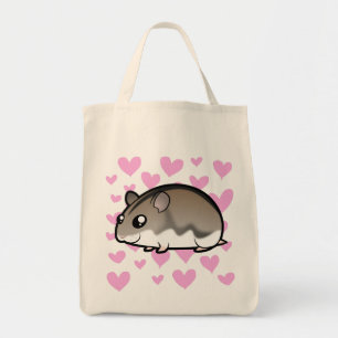Bolsa Tote Amor do hamster do anão