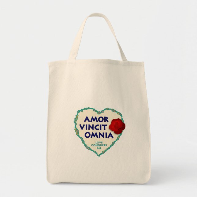 Bolsa Tote Amor do Vincit Omnia (Frente)
