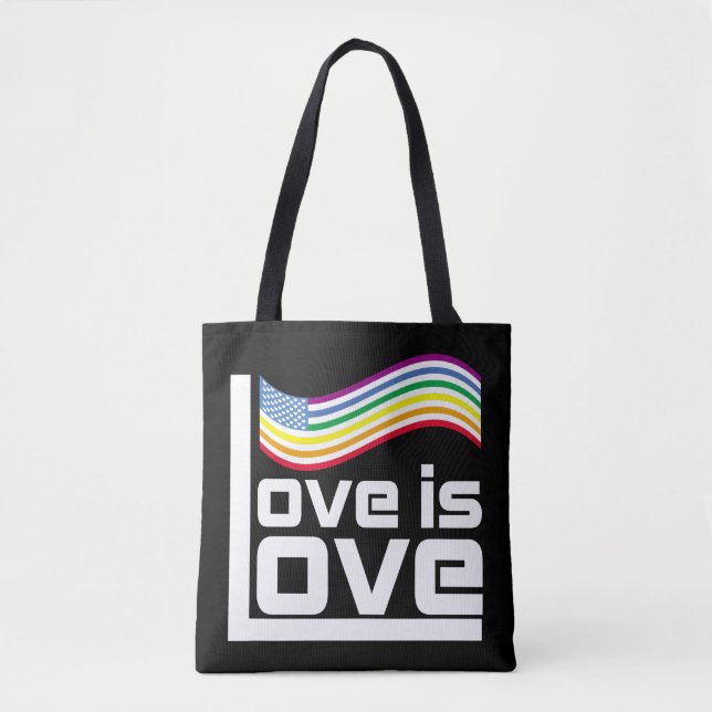 Bolsa Tote Amor é amor (Frente)