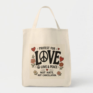 Bolsa Tote Amor e paz