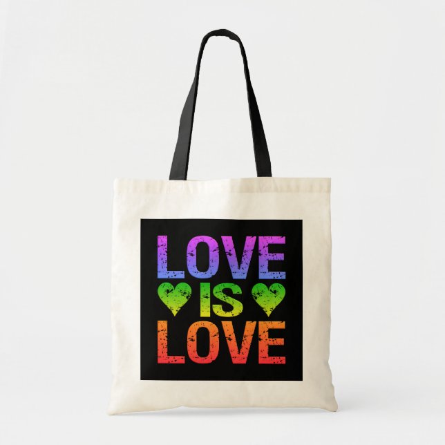 Bolsa Tote Amor é saco de amor - escolha estilo (Frente)